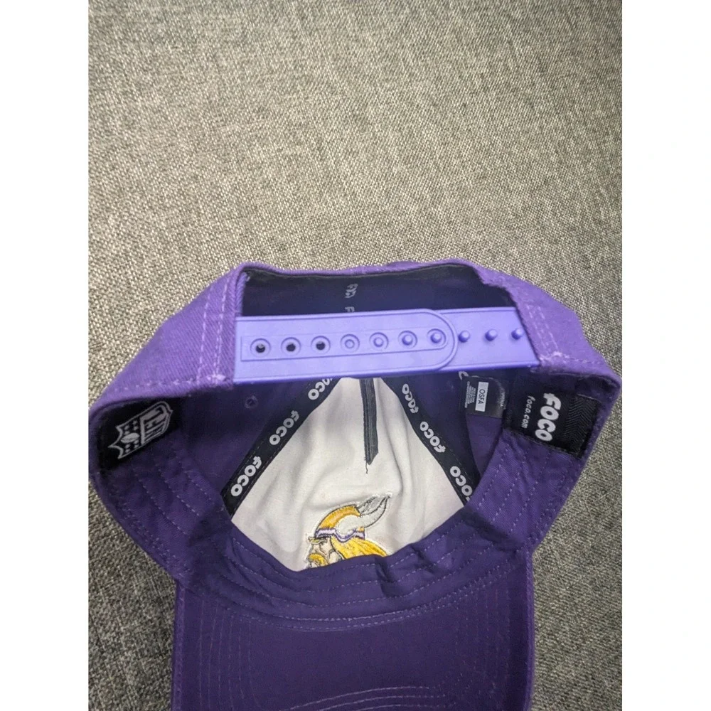 Minnesota Vikings Snapback Hat NFL Purple Gold‎ Football Sports Wear Cap